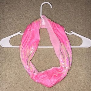 Pink Ombré Sequin scarf